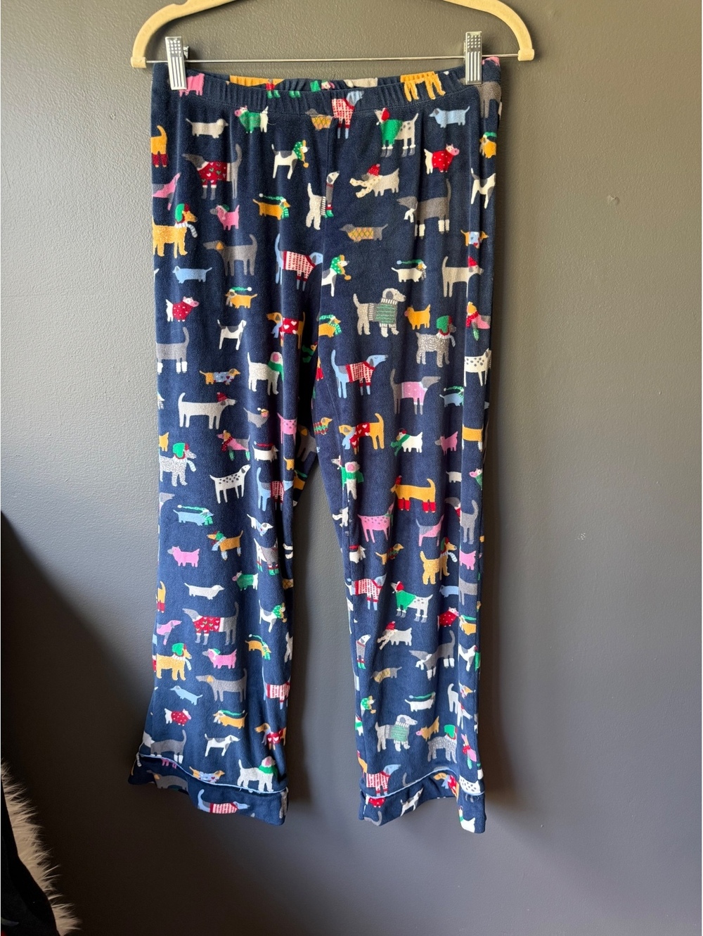 Secret Treasures Blue Dog Print Lounge Pants Size 4-6